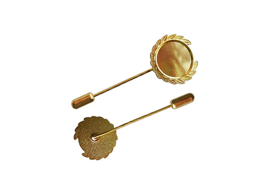 China Long Needle Pin Brooches Enamel Lapel Pins Badge Stick Mens Shirt Accessories supplier