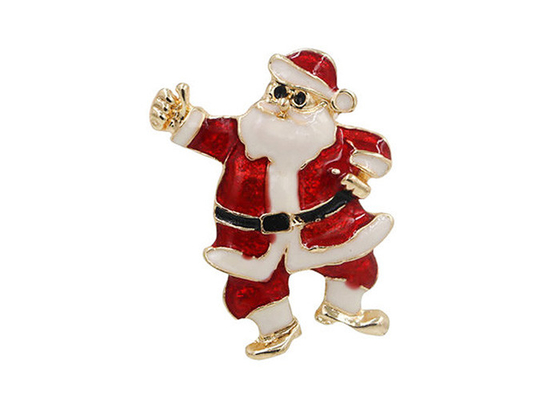 China Customized Christmas Snowman Badges Enamel Lapel Pins For Friend Collectible supplier