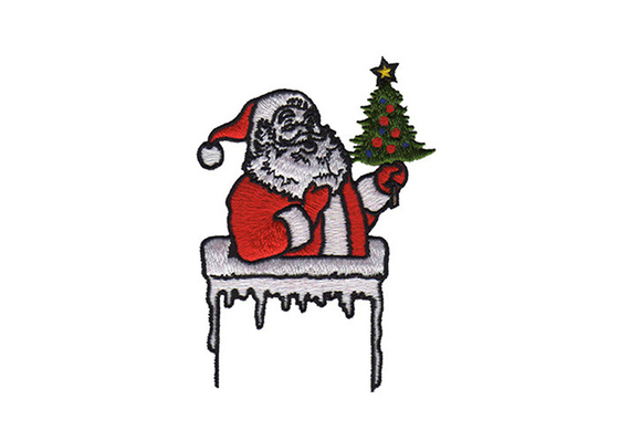 China Snowman Iron On Jacket Clothes Adhesive Embroidered Patches Christmas Stickers supplier
