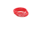 Printing Red Sports Silicone Wristbands 180mmx5mmx2mm Free Artwork Simple Process supplier
