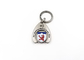 Promotional Custom Logo Metal Keychains 40x30x3mm Or Customized Size supplier