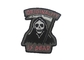 Personalized Adhesive Embroidered Patches With Laser Cut Merrowed Edge supplier