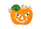 Butterful Clutch Custom Lapel Pins , Anime Pumpkin Halloween Enamel Badge Metal Icon supplier