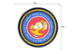 Round Soft PVC Patches Badge Morale Decorative For Clothing / Caps supplier