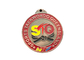3D Metal Award Marathon Running Sport Medal Ribbon With Logo Custom supplier