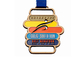 Customized Medal Sports Trophies Medal Awards Metal Copper Football Medal With Ribbon supplier